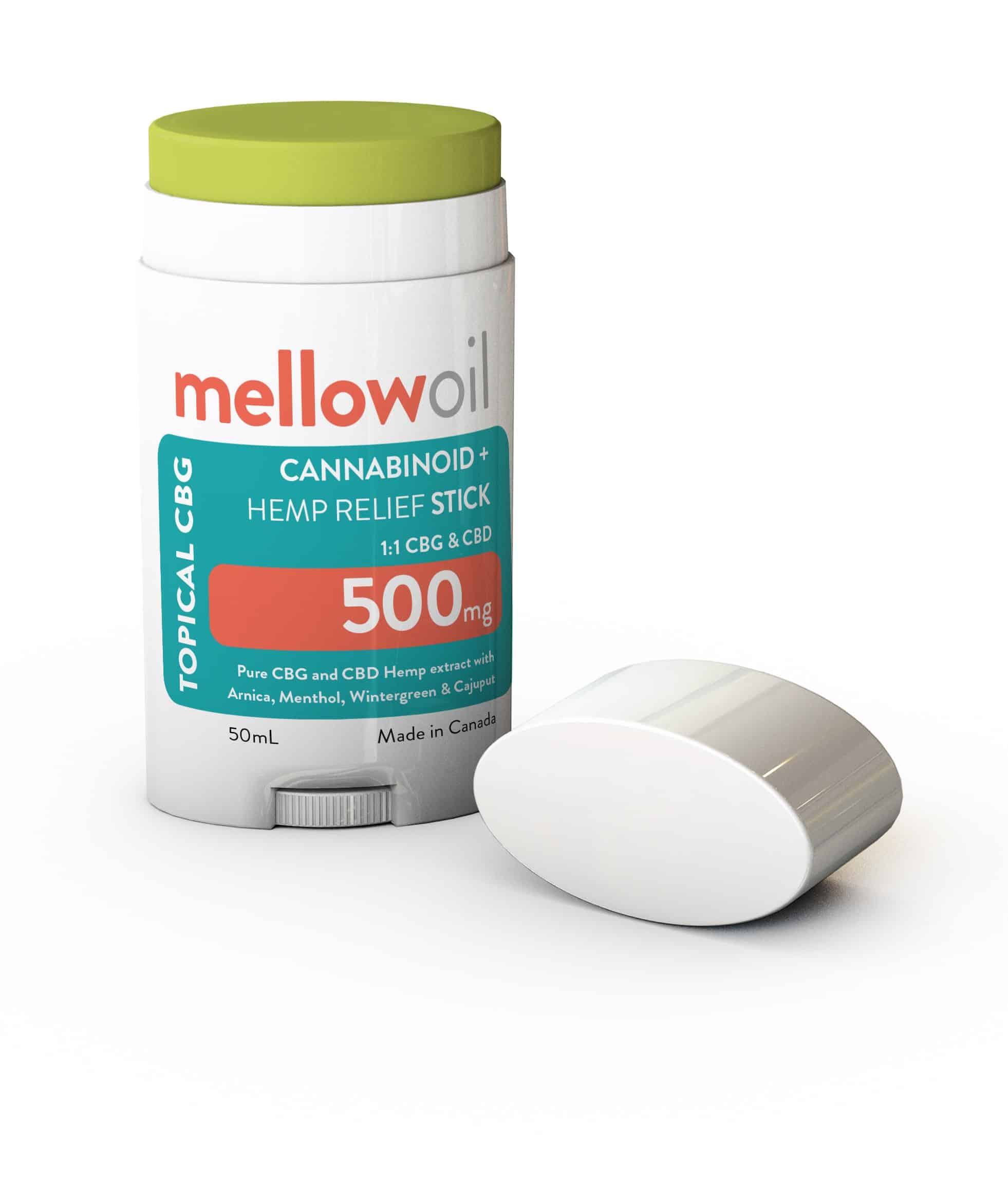 Mellow Oil Topical CBG & Full Spectrum CBD 1:1 Cannabinoid Relief